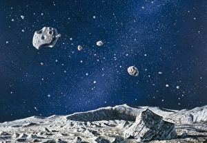 Imágenes de junio de 2003: Diseño de asteroides desde la superficie del asteroide