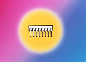 Technology Concept Image Imprime: Artwork of a computer chip