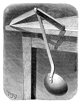 French Popular Science Weekly Imprime: Balancing demonstration