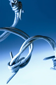 Impresiones de Viga entrelazada, imagen de computadora. Cosecha en detalle del nudo de una sección de viga entrelazada Imágenes de diciembre de 2008: Paja entrelazada