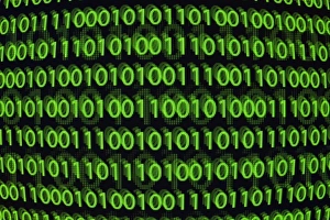 Binary Code Concept Imprime: Binary code, conceptual image C018 / 8580