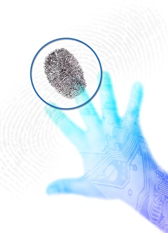 Printed Circuit Board Design Imprime: Biometric security, artwork