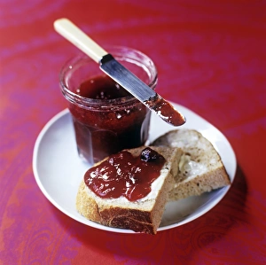 Kitchen Table Setting Imprime: Bread and jam