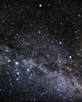 Astronomy Night Sky Imprime: Cassiopeia and Cepheus constellations