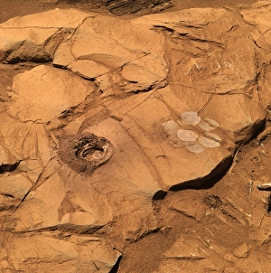 Mars Rovers Imprime: Piedra de Clovis, Marte