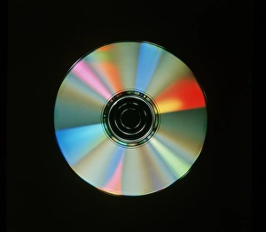 Imágenes fechadas en 1993: Disco compacto con patrones de interrupción de luz