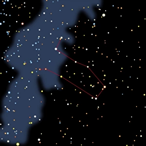 Astronomy Artwork Imprime: Computer artwork of the constellation of Gemini