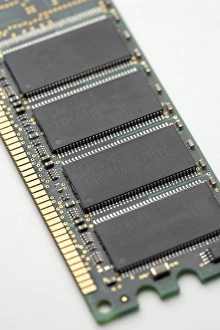 Computer Hardware Parts Imprime: Computer memory chips