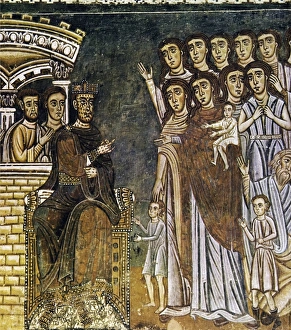 13th Century Artwork Imprime: Constantine the leper