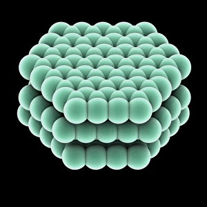 Hexagonal Carbon Lattice Imprime: Crystal structure of graphite, artwork