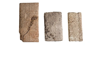 Ancient Mesopotamian Artifacts Imprime: Cuneiform clay tablets