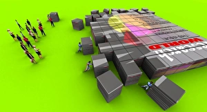 Conceptual Computer Artwork Imprime: Electronic publishing
