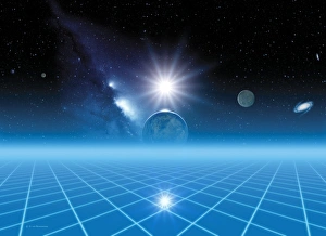 Extrasolar Planet Imprime: Extrasolar planetary system, artwork