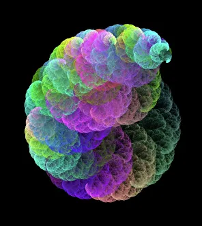 Fractal Geometry Images Imprime: Fractal cloud, computer artwork