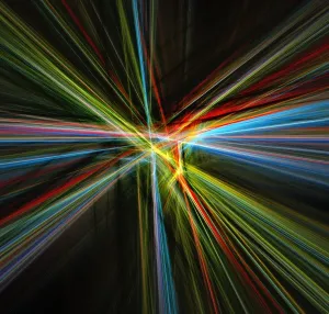 Abstract Computer Graphics Imprime: Lights
