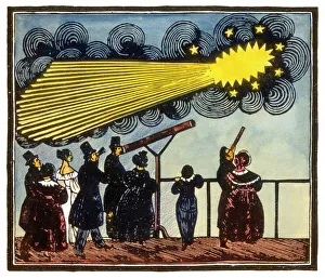 Cometa de Halley del arte siglo XIX