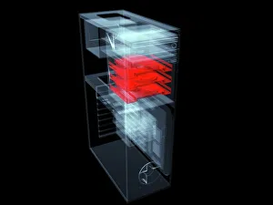 Computer Artwork Imprime: Home computer, computer artwork