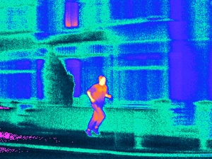 Thermography Images Imprime: Jogging, thermogram