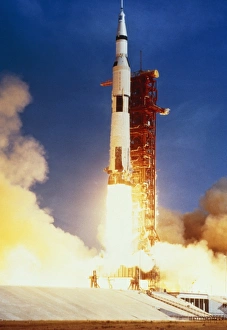 Manned Spaceflight History Imprime: Launch of Apollo 11