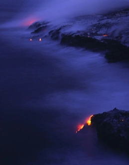 Impresión enmarcada : Corriente de lava