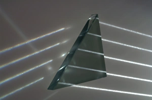 Refraction Of Light Imprime: Light rays and triangular prism
