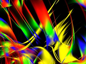 Abstract Computer Graphics Imprime: Lights