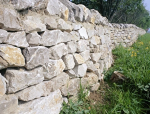 Geological Rock Formations Imprime: Limestone wall