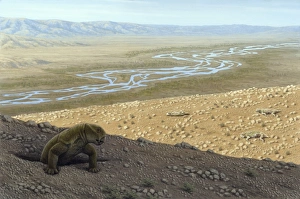 Imágenes fechadas el 16 de agosto de 2011: Lystrosaurus, arte