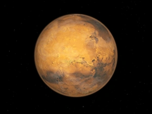 Martian Landscape Imprime: Mars, artwork