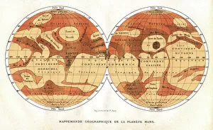 Imágenes de noviembre de 2003: Mapa de Marte del año 1881
