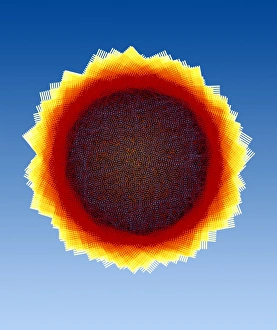 Computer Generated Art Imprime: Mathematical model