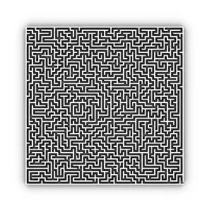 Imágenes fechadas el 27 de agosto de 2008: Laberinto de arte informático