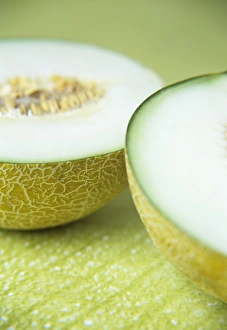 Fruit Still Life Photos Imprime: Melon halves