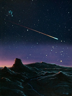 Imágenes fechadas el 4 de enero de 2001: Caída de meteorito