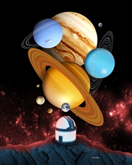 Sistema Solar Imprime: Observando los planetas