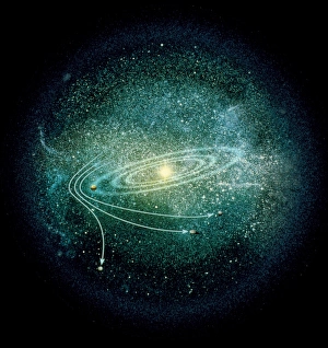 Science Astronomy Images Imprime: Oort cloud formation