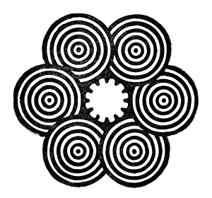 French Popular Science Weekly Imprime: Optical illusion