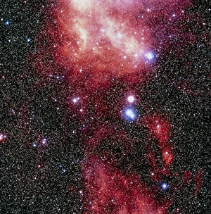 Stellar Formation Process Imprime: Optical image of part of Barnards loop nebula