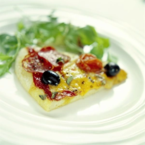 Imágenes de junio de 2003: Torta de pizza.