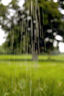 Devon Landscapes Imprime: Rain falling
