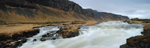 Vik Iceland Landscape Imprime: River rapids