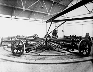 20th Century Transportation History Imprime: Road testing machine, 1911