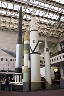 American Space Program Imprime: Rocket display