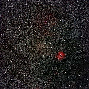 Monoceros Constellation Imprime: Rosette Nebula