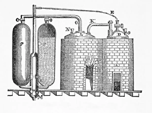 Historical Steam Engine Imprime: Saverys engine