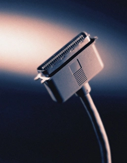 Computer Hardware Technology Imprime: SCSI computer connector