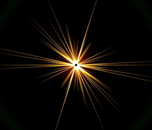Astronomy Science Images Imprime: Solar eclipse flare