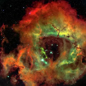 Monoceros Constellation Imprime: Rosette Nebula