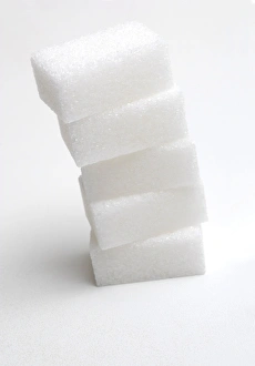 Kitchen Ingredients Imprime: Stack of sugar cubes C014 / 1278