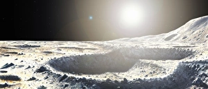 Science Astronomy Images Imprime: Surface of Mercury